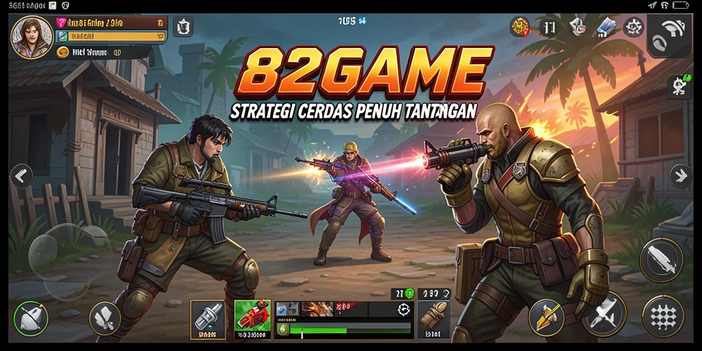 Tangkapan layar menampilkan gameplay strategi yang intens dan menantang.