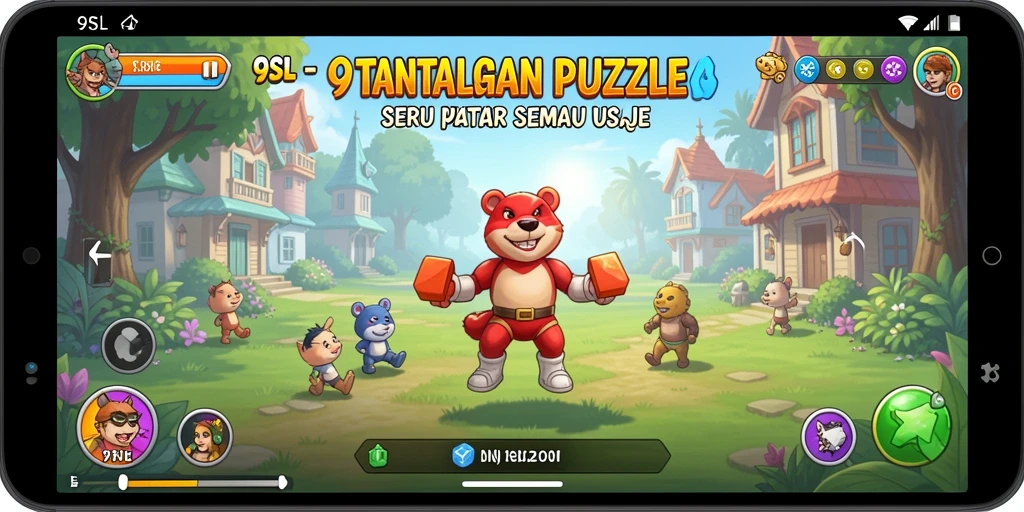 Tampilan gameplay yang seru dan menantang di 9SL.