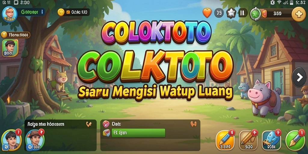 Tampilan gameplay COLOKTOTO yang menarik dengan elemen Idle.
