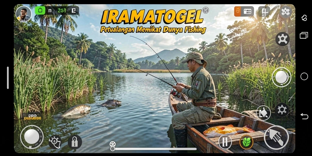 Tangkapan ikan yang menantang di <strong>IRAMATOGEL</strong> dengan tampilan indah.