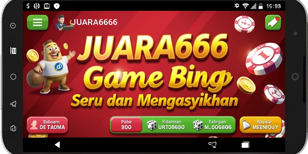 Screenshot JUARA666 menunjukkan pemain enjoy bermain Bingo.