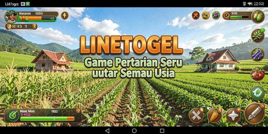 Tampilan menarik dari gameplay LINETOGEL yang penuh warna.