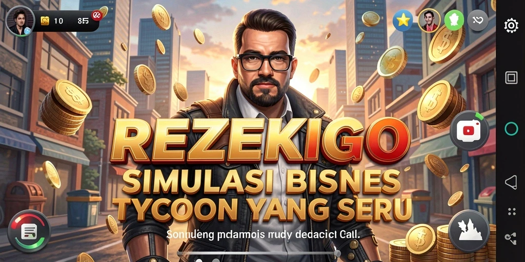 Tampilan menarik dari gameplay REZEKIGO yang seru dan mendebarkan.