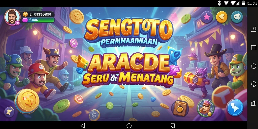 Screenshot dari gameplay SENGTOTO menunjukkan aksi seru dan penuh warna.