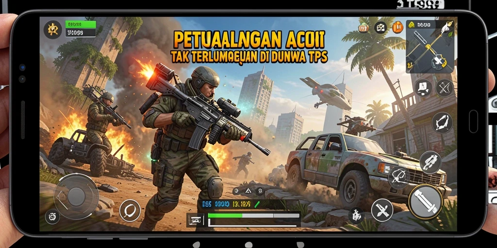 Gameplay seru dalam T9999 dengan grafis menawan.